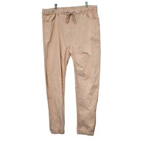 Victorious Pink Cotton Pants Elastic Ankle and Waist Big and Tall Size 5XL
